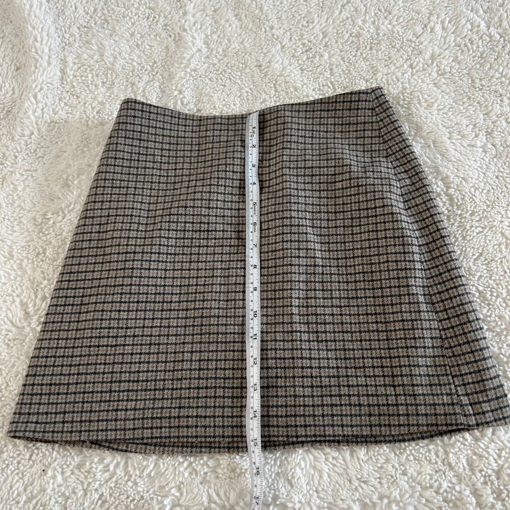 Aritzia Wilfred Women Plaid Mini Skirt Sz 2 MultiColor Preppy Office Work Attire - Picture 3 of 6